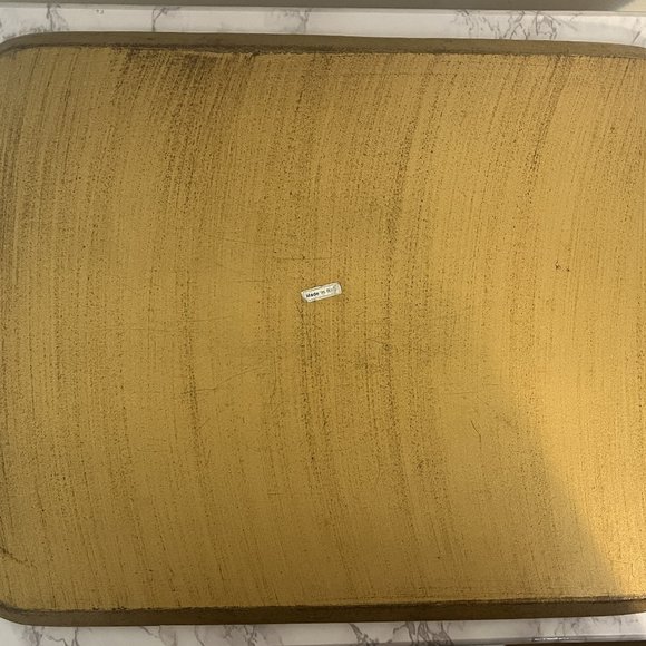 Vtg Italian Florentine Chippy Tray with Edna Hibel Decoupage Seascape - Picture 8 of 12